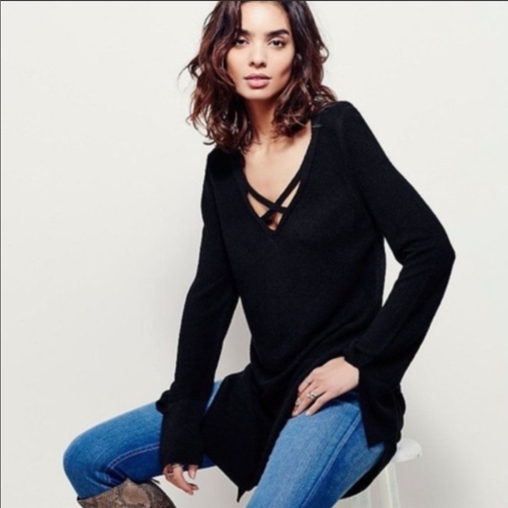 NWOT Free People black tunic